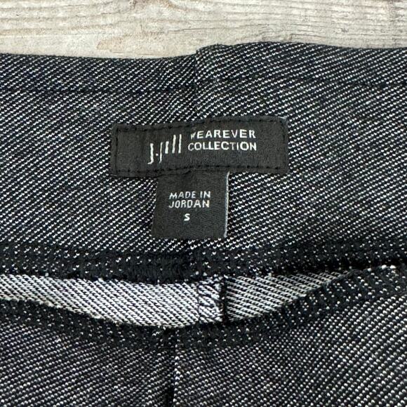 J. Jill Pants Women’s S Herringbone Black Gray Wearever Collection Pull On Slim - Picture 4 of 10